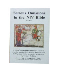 Serious Omissions of the NIV