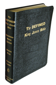 Defined King James Bible (Black Hardback)